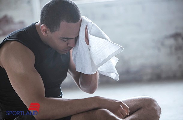 عرق کردن در ورزش