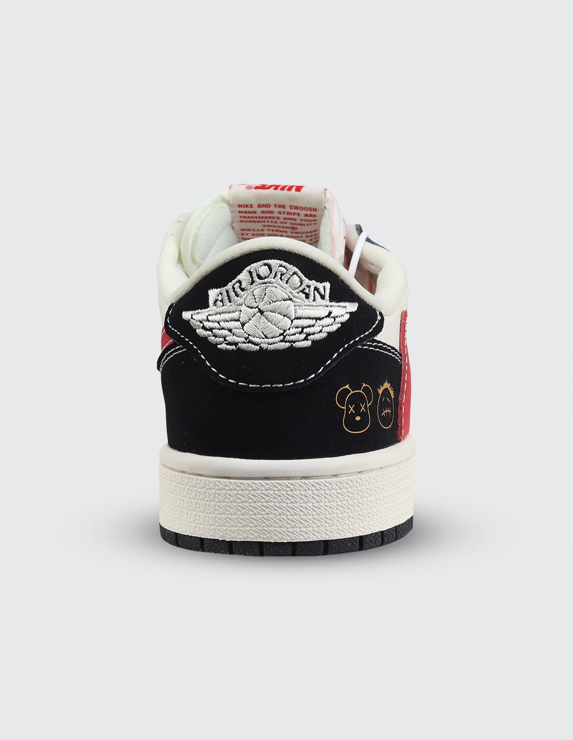 کفش روزانه مردانه نایکی Air Jordan 1 Low KAWS Custom M